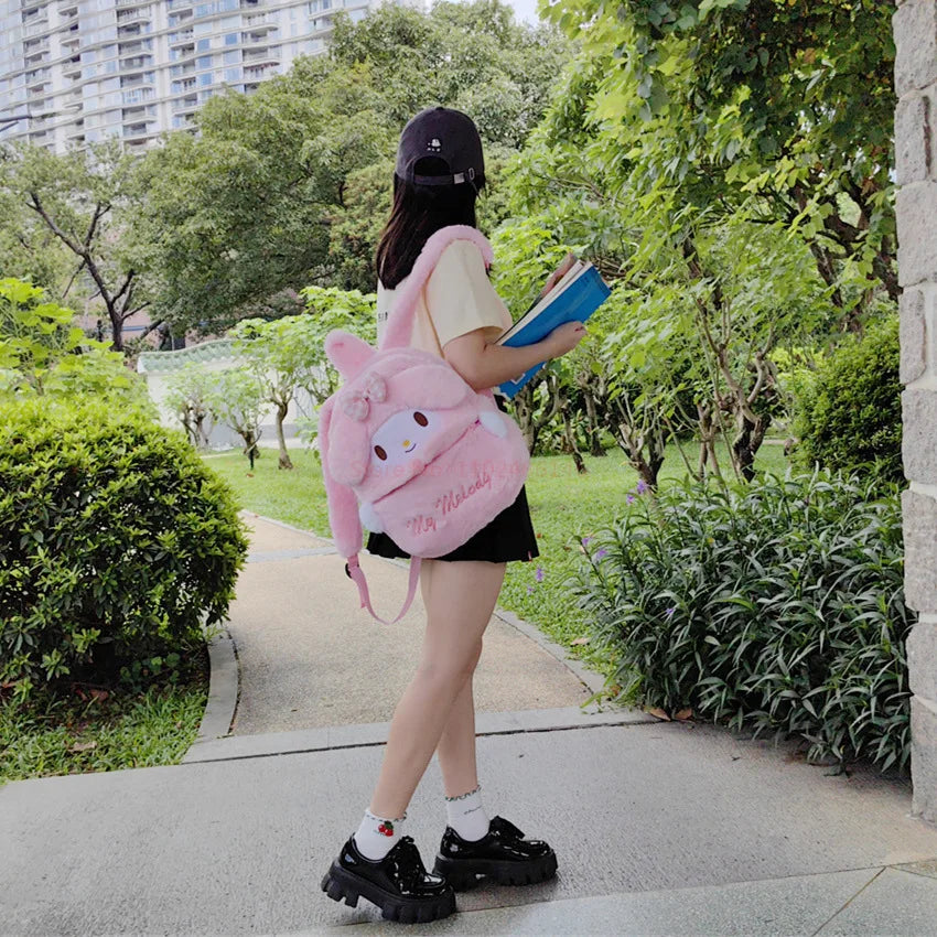 Lovely Sanrio Plush Backpack