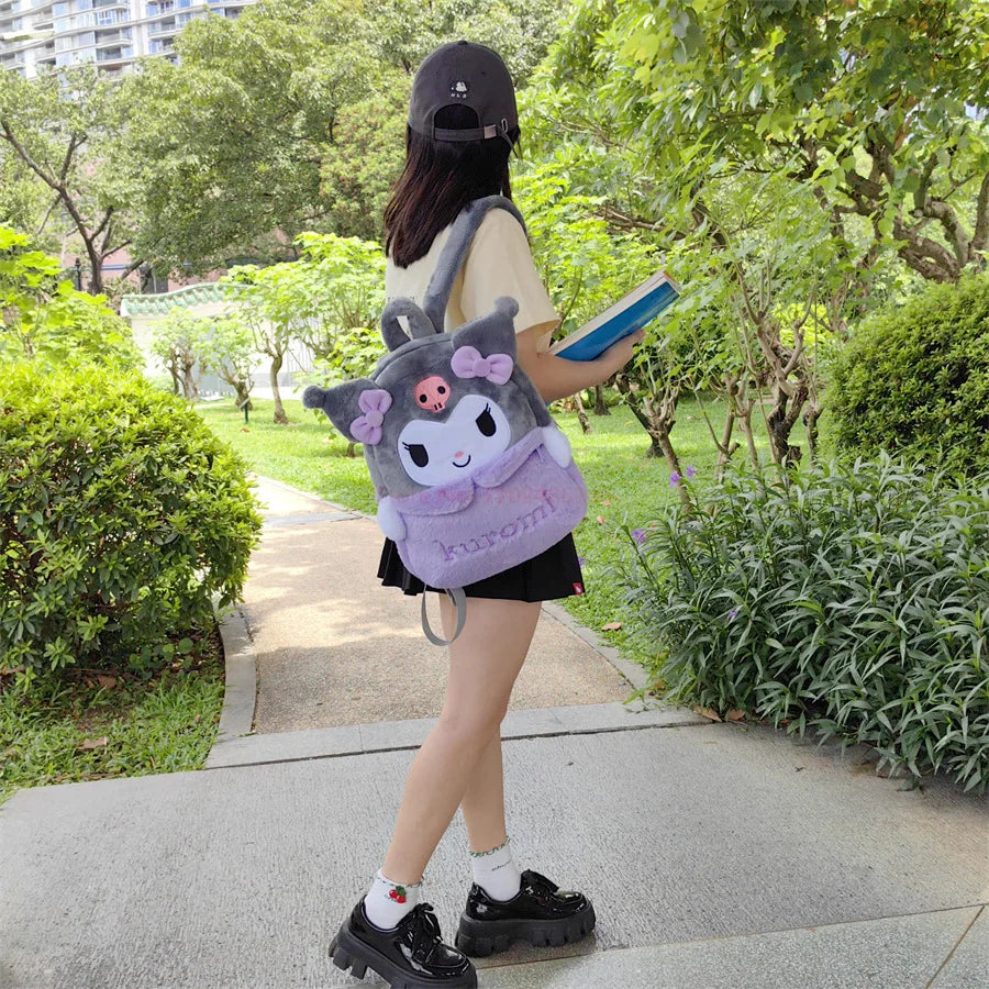 Lovely Sanrio Plush Backpack